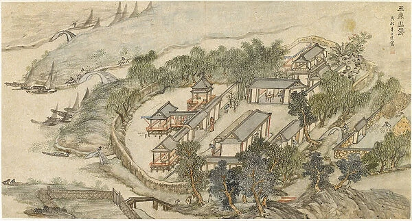 The Five Deer Hermitage, early 17th century. Artist: Li Shida