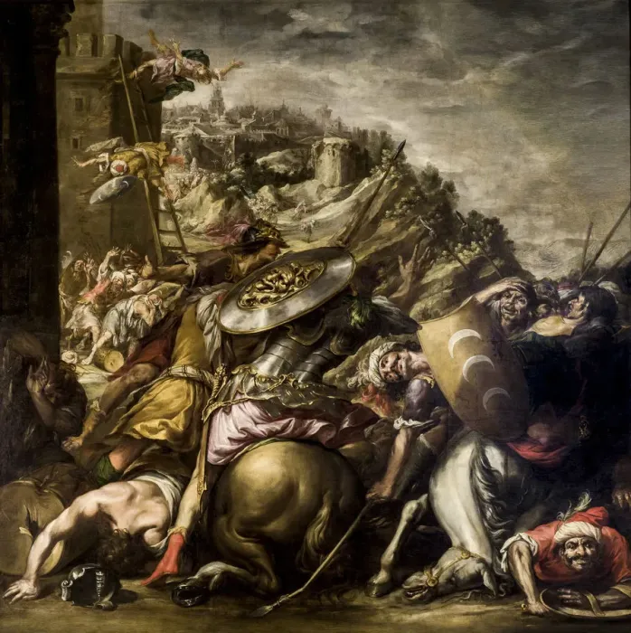 Framed Print : The defeat of the Saracens Framed Print : The defeat of the Saracens