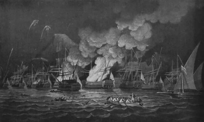 Framed Print : The Defence of Gibraltar, c1785. Artist: Thomas Luny Framed Print : The Defence of Gibraltar, c1785. Artist: Thomas Luny