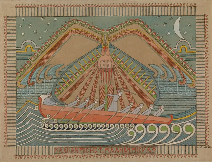 Framed Print : The Defence of the Sampo, 1910-1912. Creator: Joseph Alanen Framed Print : The Defence of the Sampo, 1910-1912. Creator: Joseph Alanen