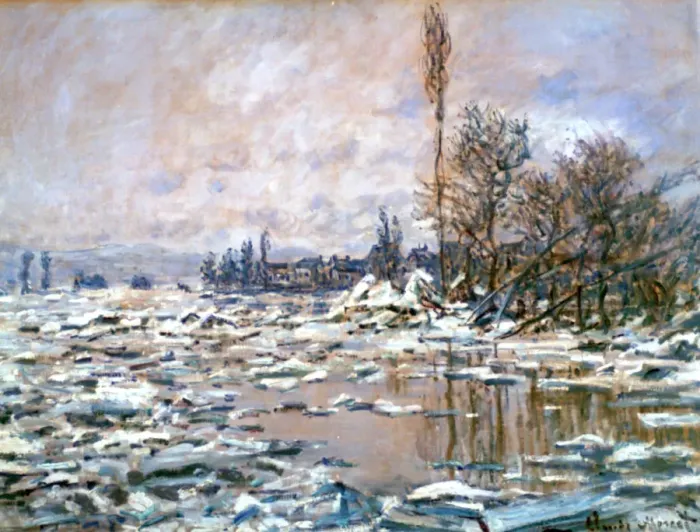 Framed Print : The Defrost, c early 20th Century. Artist: Claude Monet Framed Print : The Defrost, c early 20th Century. Artist: Claude Monet