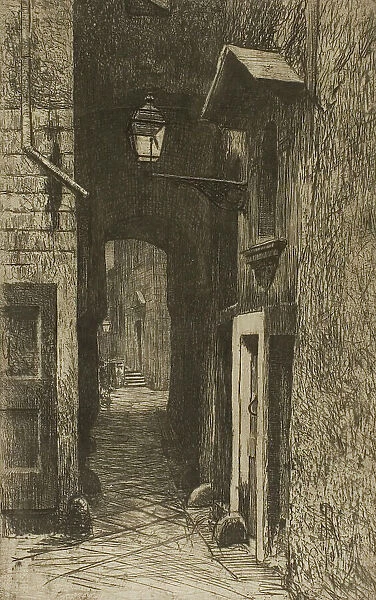 Via dei Cavalieri, 1886. Creator: Telemaco Signorini
