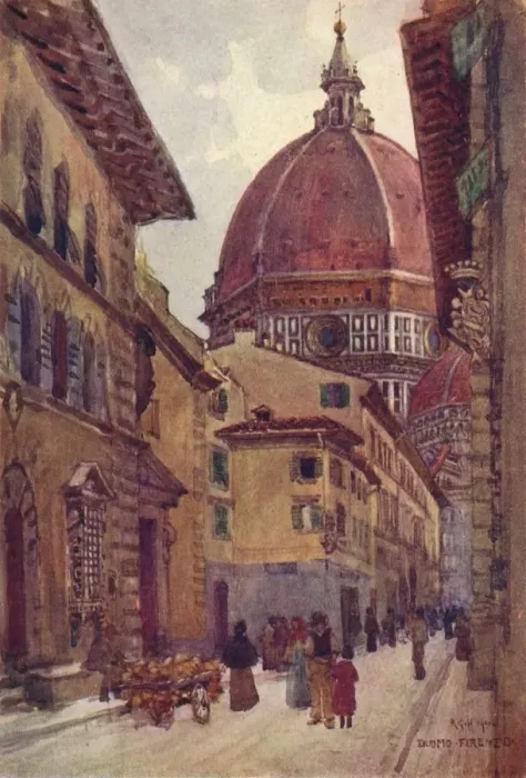 Framed Print : Via Dei Servi, c1905. Artist: Robert Charles Goff Framed Print : Via Dei Servi, c1905. Artist: Robert Charles Goff