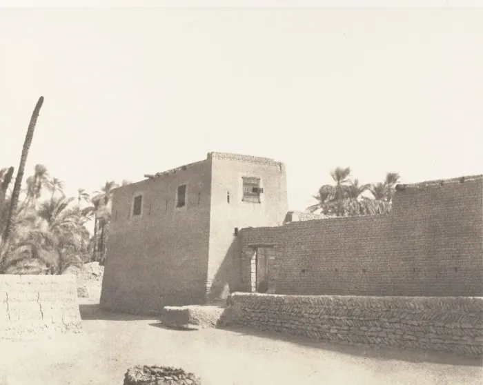 Framed Print : Deir, Carrefour et Habitation Particuliere, 1851-52, printed 1853-54 Framed Print : Deir, Carrefour et Habitation Particuliere, 1851-52, printed 1853-54
