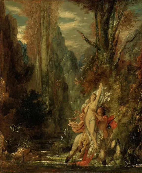 Framed Print : Dejanira (Autumn), about 1872-1873. Creator: Gustave Moreau Framed Print : Dejanira (Autumn), about 1872-1873. Creator: Gustave Moreau