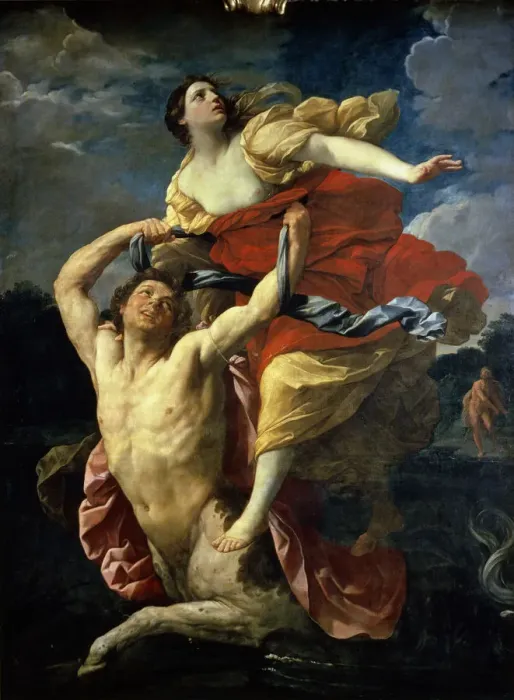 Framed Print : Dejanire and the Centaur Nessus work by Guido Reni Framed Print : Dejanire and the Centaur Nessus work by Guido Reni