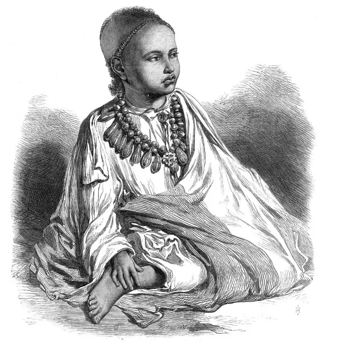 Framed Print : Dejatch Alamaeo, son of Theodore, late King of Abyssinia, 1868. Creator: Unknown Framed Print : Dejatch Alamaeo, son of Theodore, late King of Abyssinia, 1868. Creator: Unknown