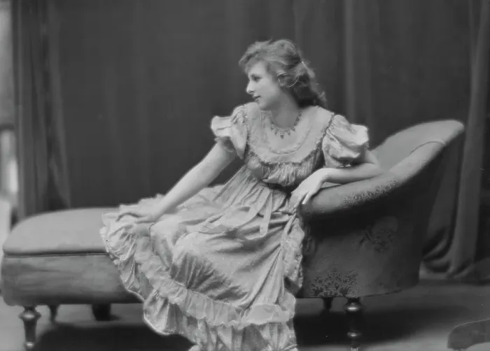 Framed Print : Delarer, Llellwyn, Miss, portrait photograph, 1917. Creator: Arnold Genthe Framed Print : Delarer, Llellwyn, Miss, portrait photograph, 1917. Creator: Arnold Genthe