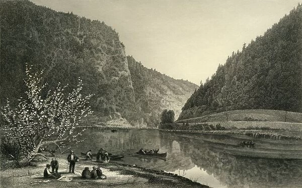Delaware Water Gap, 1872. Creator: Robert Hinshelwood