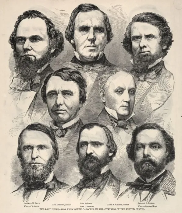 Framed Print : The Last Delegation from South Carolina in the Congress of the United States. Creator Framed Print : The Last Delegation from South Carolina in the Congress of the United States. Creator