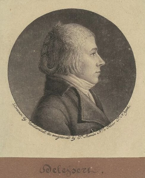 Delessert, 1796. Creator: Charles Balthazar Julien Févret de Saint-Mémin