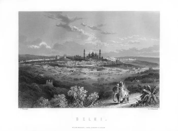 Framed Print : Delhi, India, 1893. Artist: Edward Paxman Brandard Framed Print : Delhi, India, 1893. Artist: Edward Paxman Brandard