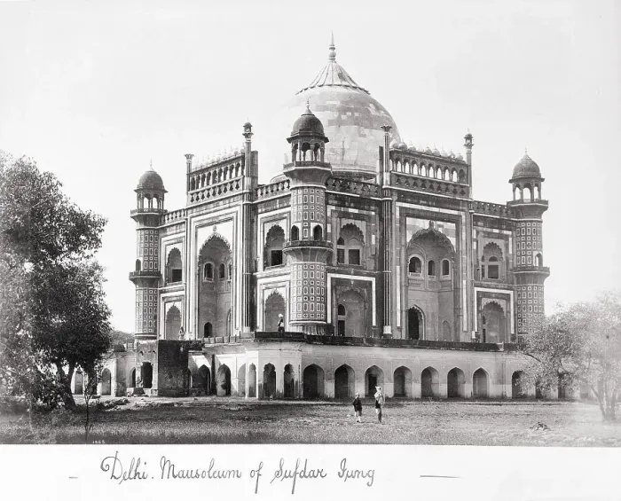 Framed Print : Delhi, Mausoleum of Sufdar Iung, Late 1860s. Creator: Samuel Bourne Framed Print : Delhi, Mausoleum of Sufdar Iung, Late 1860s. Creator: Samuel Bourne