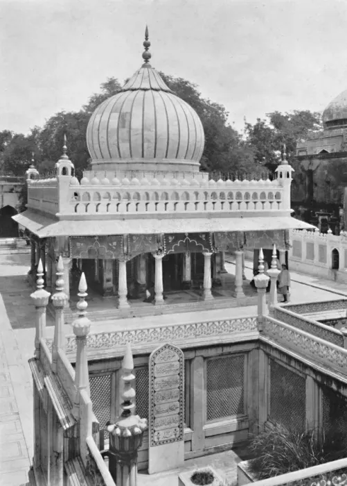 Framed Print : Delhi. - Tombs of Nizam-ud-Din & Princess Jahanara, c1910. Creator: Unknown Framed Print : Delhi. - Tombs of Nizam-ud-Din & Princess Jahanara, c1910. Creator: Unknown