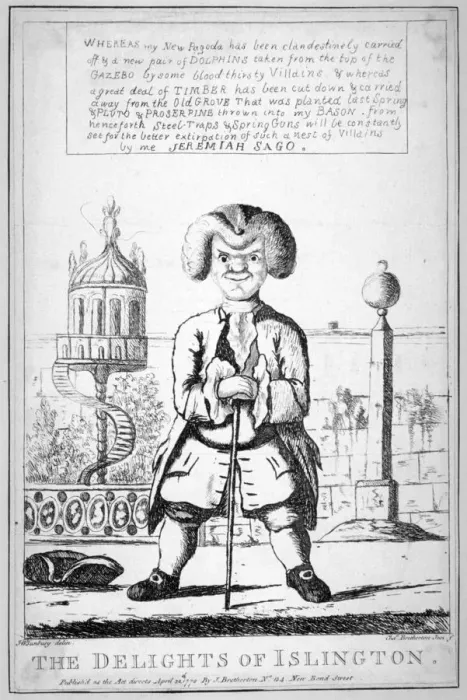 Framed Print : The delights of Islington, 1772. Artist: Charles Bretherton Framed Print : The delights of Islington, 1772. Artist: Charles Bretherton