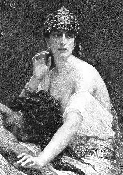 Delilah, after Alexandre Cabanel, c1880-83. Creator: Charles Theodore Deblois
