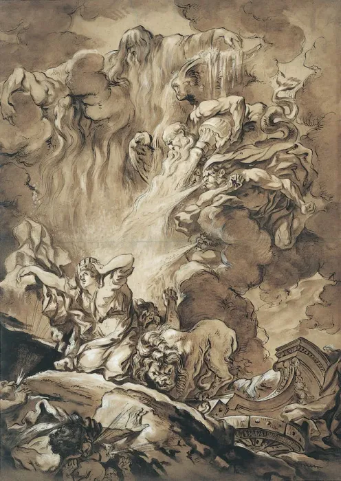 Framed Print : The Deliverance of Cybele, an Allegory of the Seasons, n. d Framed Print : The Deliverance of Cybele, an Allegory of the Seasons, n. d