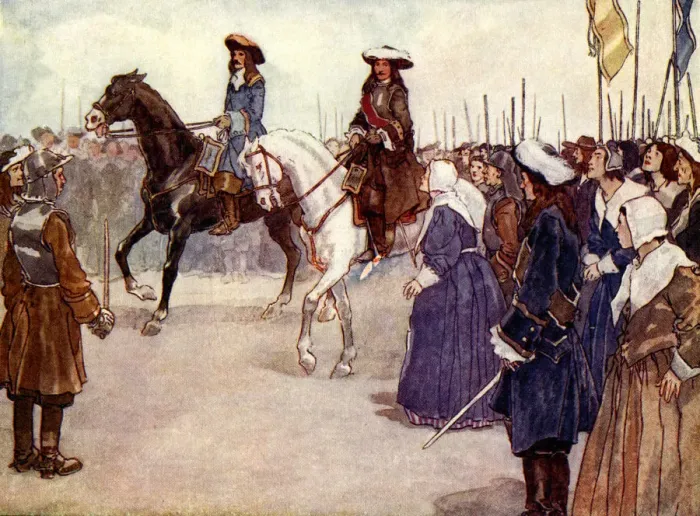 Framed Print : The Deliverer had come, 1688, (1905). Artist: As Forrest Framed Print : The Deliverer had come, 1688, (1905). Artist: As Forrest