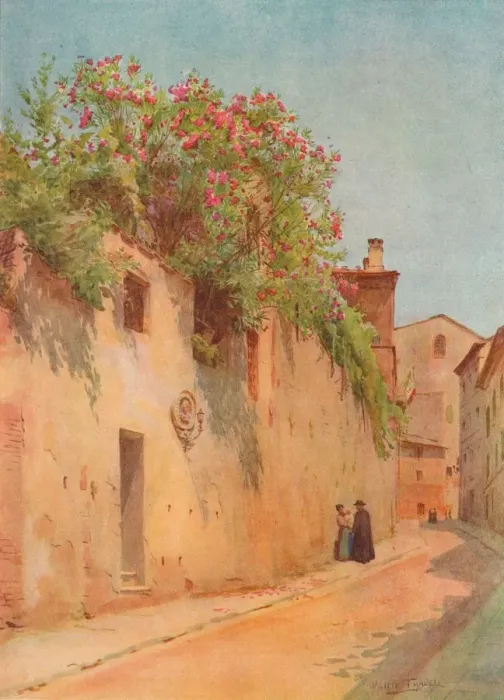Framed Print : Via Delle Sperandie, Siena, c1900 (1913). Artist: Walter Frederick Roofe Tyndale Framed Print : Via Delle Sperandie, Siena, c1900 (1913). Artist: Walter Frederick Roofe Tyndale
