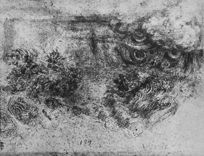 Framed Print : A Deluge, c1480 (1945). Artist: Leonardo da Vinci Framed Print : A Deluge, c1480 (1945). Artist: Leonardo da Vinci