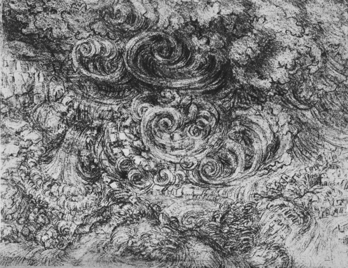 Framed Print : Deluge, c1480 (1945). Artist: Leonardo da Vinci Framed Print : Deluge, c1480 (1945). Artist: Leonardo da Vinci