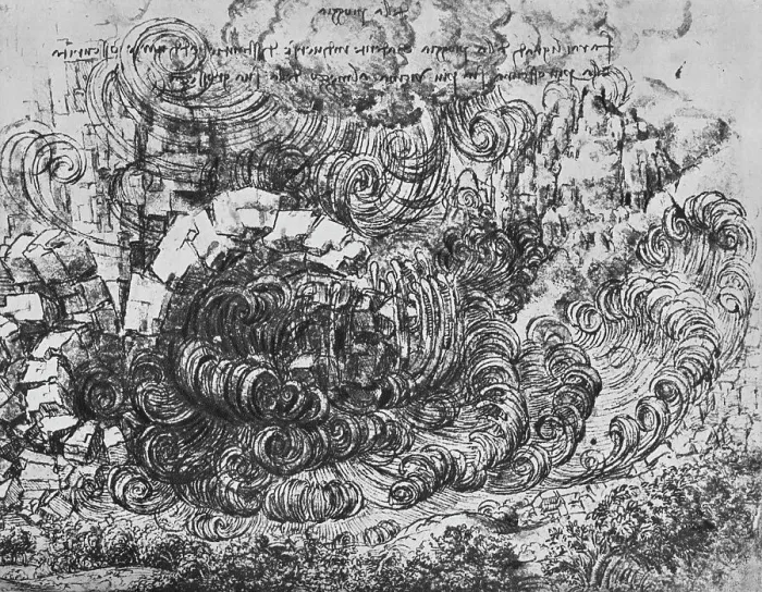 Framed Print : Deluge, c1480 (1945). Artist: Leonardo da Vinci Framed Print : Deluge, c1480 (1945). Artist: Leonardo da Vinci