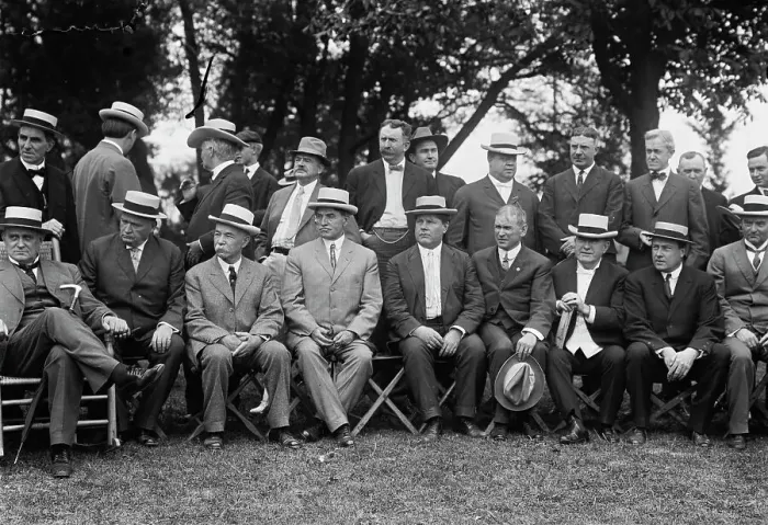 Framed Print : Dem. Nat'l Committee at Sea Girt, 1912, 1912. Creator: Bain News Service Framed Print : Dem. Nat'l Committee at Sea Girt, 1912, 1912. Creator: Bain News Service
