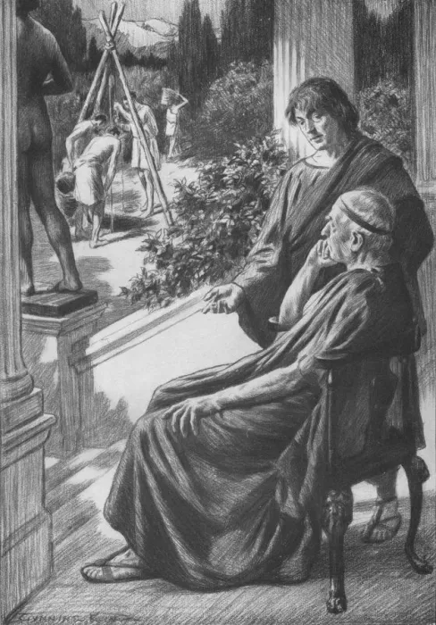 Framed Print : Demetrius Solves A Difficult Problem, c1917, (1917). Artist: Gunning King Framed Print : Demetrius Solves A Difficult Problem, c1917, (1917). Artist: Gunning King
