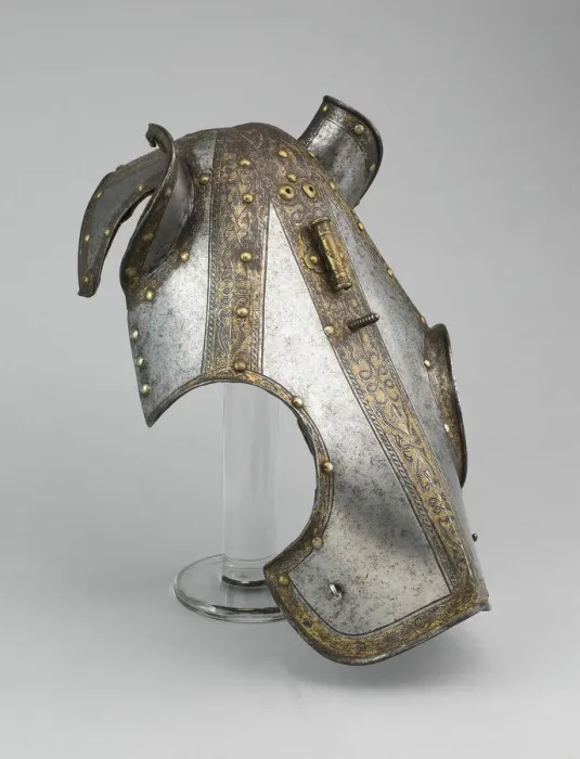 Framed Print : Demi Shaffron of an Infantry Garniture, , 1570 / 80. Creator: Unknown Framed Print : Demi Shaffron of an Infantry Garniture, , 1570 / 80. Creator: Unknown