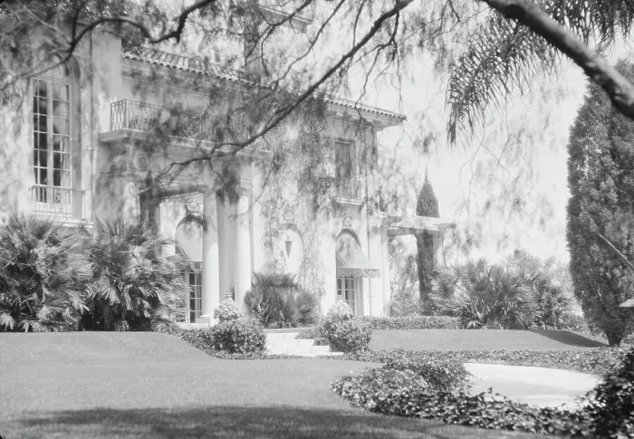 Framed Print : DeMille, Cecil, house, 1927 Creator: Arnold Genthe Framed Print : DeMille, Cecil, house, 1927 Creator: Arnold Genthe