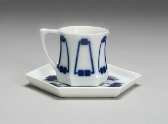 Framed Print : Demitasse and Saucer, Weiden in der Oberpfalz, 1900 / 02. Creator Framed Print : Demitasse and Saucer, Weiden in der Oberpfalz, 1900 / 02. Creator