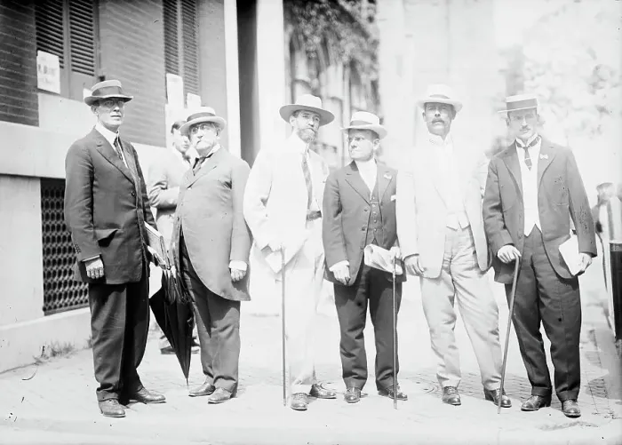 Framed Print : Democratic National Convention - Puerto Rican Delegation: Henry W. Dooley... 1912. Creator: Harris & Ewing. Democratic National Convention - Puerto Rican Delegation: Henry W. Dooley... 1912. Creator: Harris & Ewing Framed Print : Democratic National Convention - Puerto Rican Delegation: Henry W. Dooley... 1912. Creator: Harris & Ewing. Democratic National Convention - Puerto Rican Delegation: Henry W. Dooley... 1912. Creator: Harris & Ewing