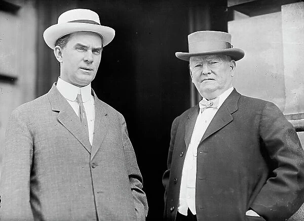 Democratic National Convention - Robert Lee Henry, Rep. from Texas And Col. R.M. Johnston... 1912. Creator: Harris & Ewing. Democratic National Convention - Robert Lee Henry, Rep. from Texas And Col. R.M. Johnston... 1912
