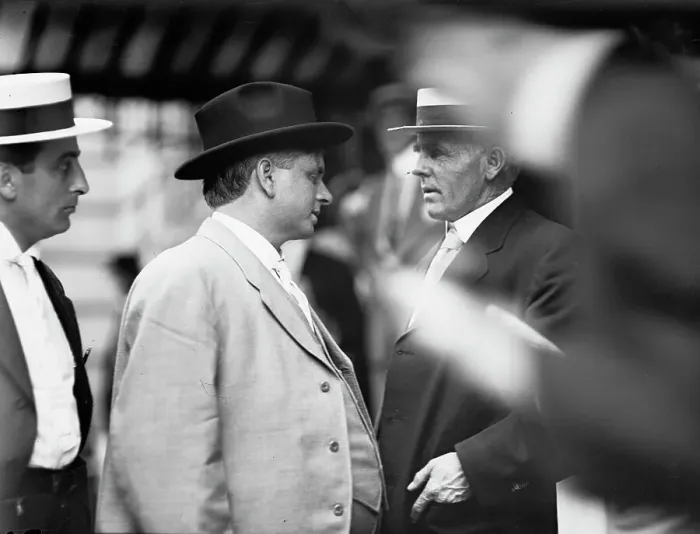 Framed Print : Democratic National Convention - W. Davis of State Department; Sen. Gore of Oklahoma... 1912. Creator: Harris & Ewing. Democratic National Convention - W. Davis of State Department; Sen. Gore of Oklahoma... 1912. Creator: Harris & Ewing Framed Print : Democratic National Convention - W. Davis of State Department; Sen. Gore of Oklahoma... 1912. Creator: Harris & Ewing. Democratic National Convention - W. Davis of State Department; Sen. Gore of Oklahoma... 1912. Creator: Harris & Ewing
