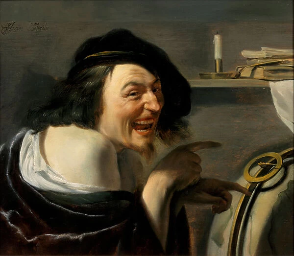 Democritus, 1630. Artist: Moreelse, Johan (Johannes Pauwelsz. ) (c. 1603?1634)