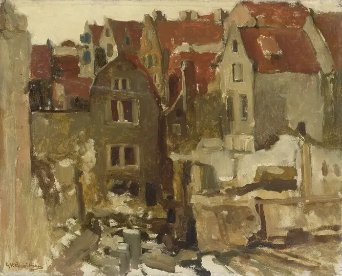 Framed Print : The Demolition of the Grand Bazar de la Bourse on the Nieuwendijk, Amsterdam, 1893-1897. Creator: George Hendrik Breitner Framed Print : The Demolition of the Grand Bazar de la Bourse on the Nieuwendijk, Amsterdam, 1893-1897. Creator: George Hendrik Breitner