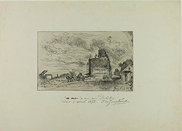 Demolition of the Rue des Francs-Bourgeois Saint Marcel, 1873. Creator: Johan Barthold Jongkind