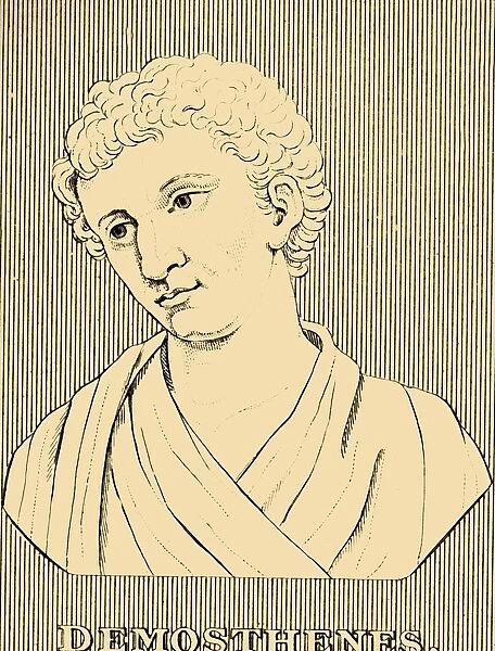 Demosthenes, (384-322 BC), 1830. Creator: Unknown