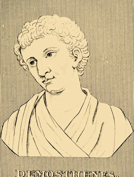 Framed Print : Demosthenes, (384-322 BC), 1830. Creator: Unknown Framed Print : Demosthenes, (384-322 BC), 1830. Creator: Unknown
