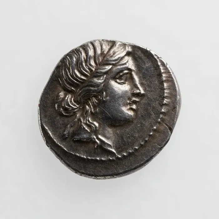 Framed Print : Denarius, 1st century B.C. Creator: Unknown Framed Print : Denarius, 1st century B.C. Creator: Unknown
