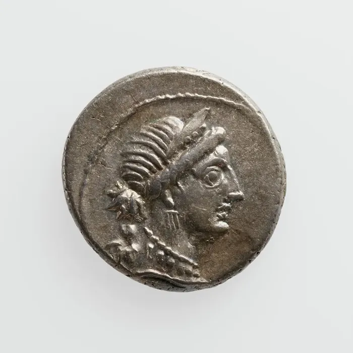 Framed Print : Denarius, 1st century B.C. Creator: Unknown Framed Print : Denarius, 1st century B.C. Creator: Unknown
