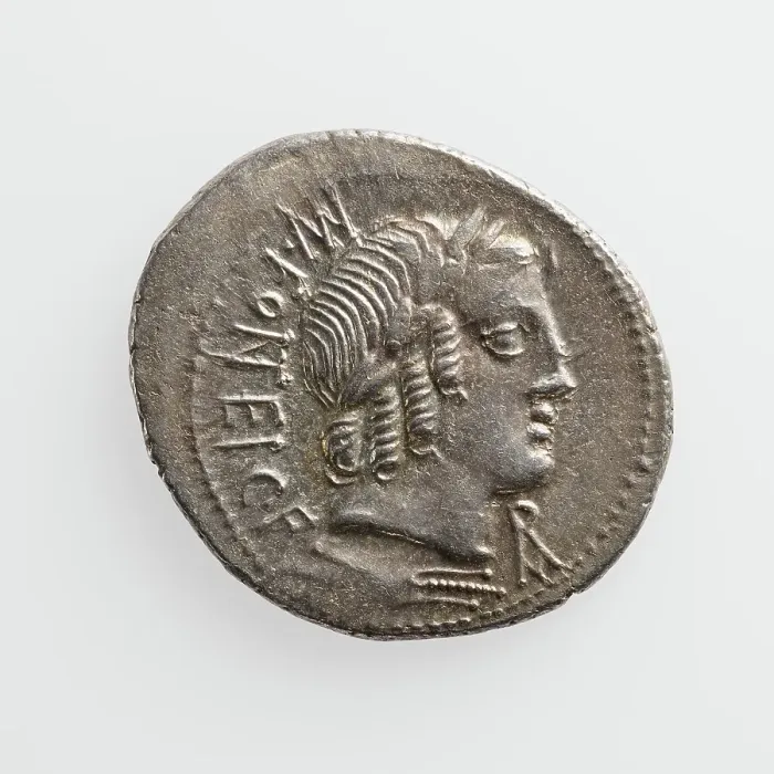 Framed Print : Denarius, 1st century B.C. Creator: Unknown Framed Print : Denarius, 1st century B.C. Creator: Unknown