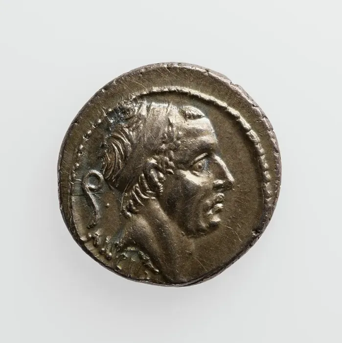 Framed Print : Denarius, 1st century B.C. Creator: Unknown Framed Print : Denarius, 1st century B.C. Creator: Unknown