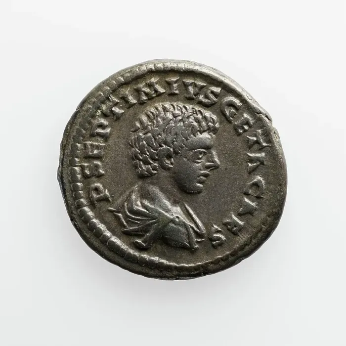 Framed Print : Denarius of Geta, A.D. 209-211. Creator: Unknown Framed Print : Denarius of Geta, A.D. 209-211. Creator: Unknown