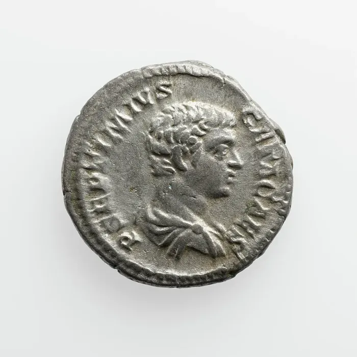 Framed Print : Denarius of Geta, A.D. 209-211. Creator: Unknown Framed Print : Denarius of Geta, A.D. 209-211. Creator: Unknown