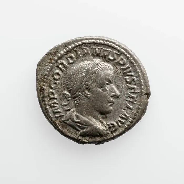 Framed Print : Denarius of Gordian III, A.D. 238-244. Creator: Unknown Framed Print : Denarius of Gordian III, A.D. 238-244. Creator: Unknown