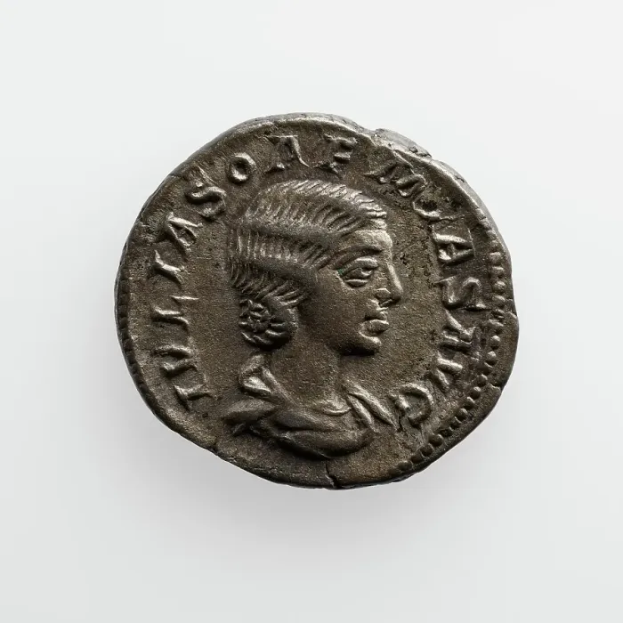 Framed Print : Denarius with Julia Soaemias, A.D. 218-222. Creator: Unknown Framed Print : Denarius with Julia Soaemias, A.D. 218-222. Creator: Unknown