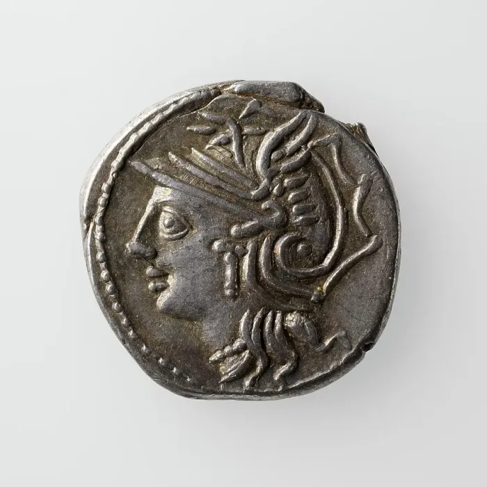 Framed Print : Denarius with L. Appuleius Saturninus, 104 B.C. Creator: Unknown Framed Print : Denarius with L. Appuleius Saturninus, 104 B.C. Creator: Unknown