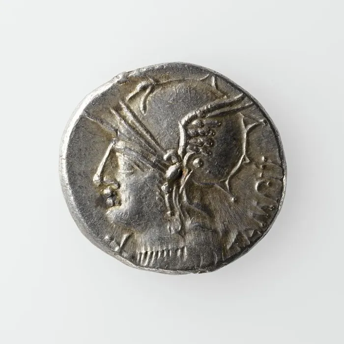 Framed Print : Denarius of M. Baebius Tampilus, about 137 B.C. Creator: Unknown Framed Print : Denarius of M. Baebius Tampilus, about 137 B.C. Creator: Unknown