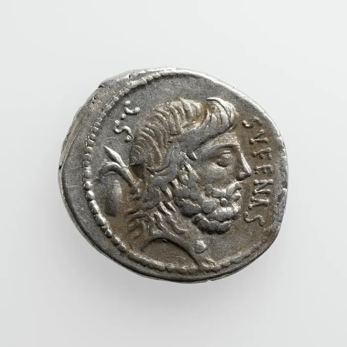 Framed Print : Denarius of Nonius Sufenas, 59 B.C. Creator: Unknown Framed Print : Denarius of Nonius Sufenas, 59 B.C. Creator: Unknown